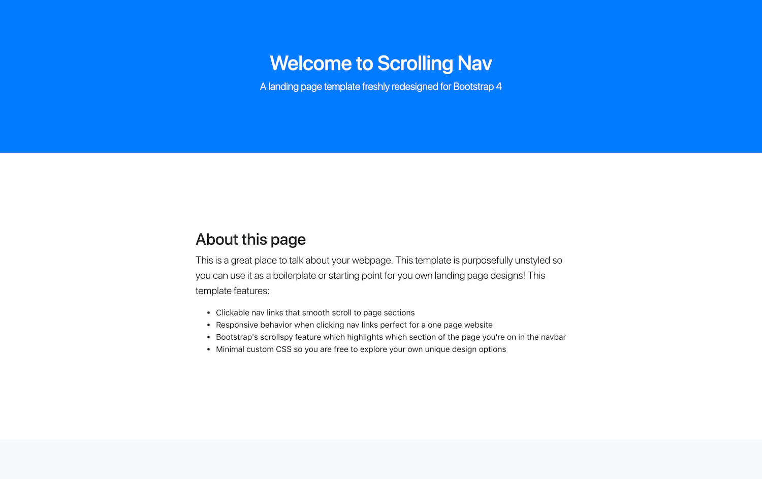 about page